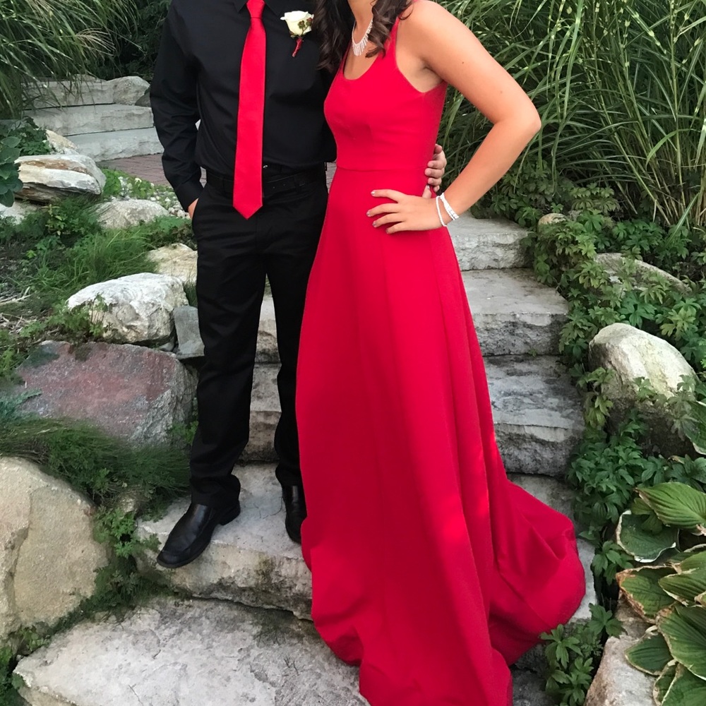 Simple Red Dress